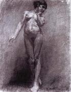 Henri Matisse Standing nude modeling oil painting artist